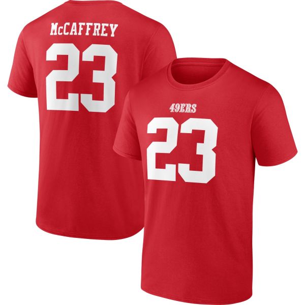 NFL San Francisco 49ers Shirt #23 Christian McCaffrey