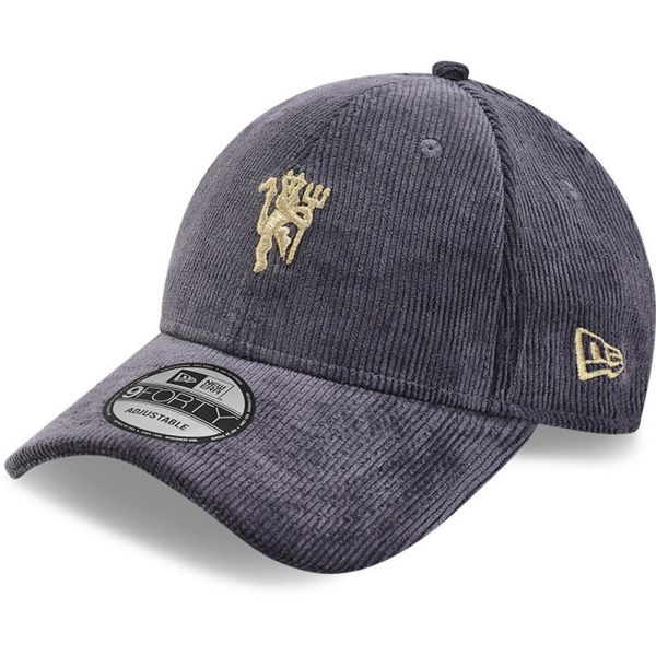 New Era 9Forty Strapback Cap - CORD Manchester United navy