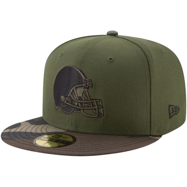 New Era 59Fifty Cap - Cleveland Browns rifle wood camo