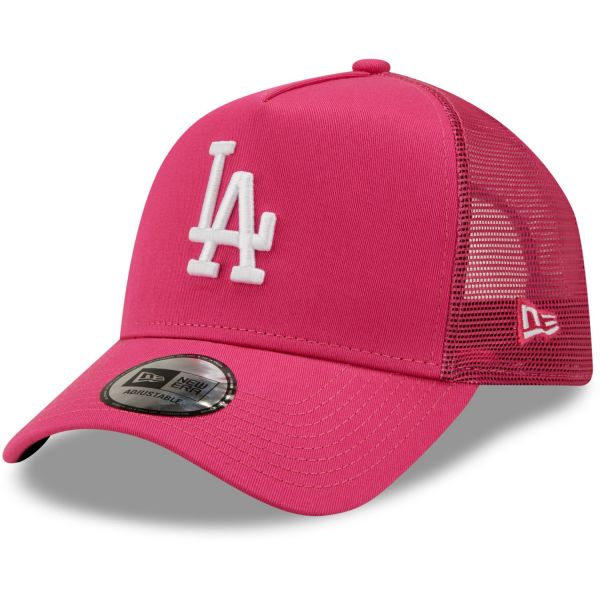 New Era A-Frame Trucker Cap - Los Angeles Dodgers pink