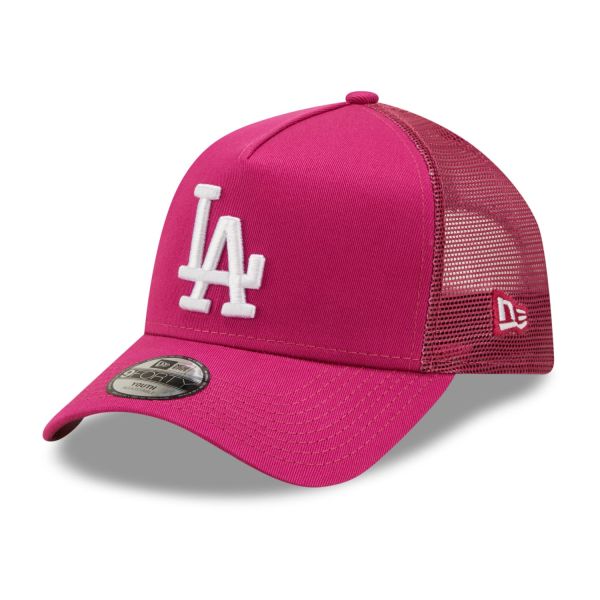 New Era Kinder Trucker Cap - Los Angeles Dodgers pink