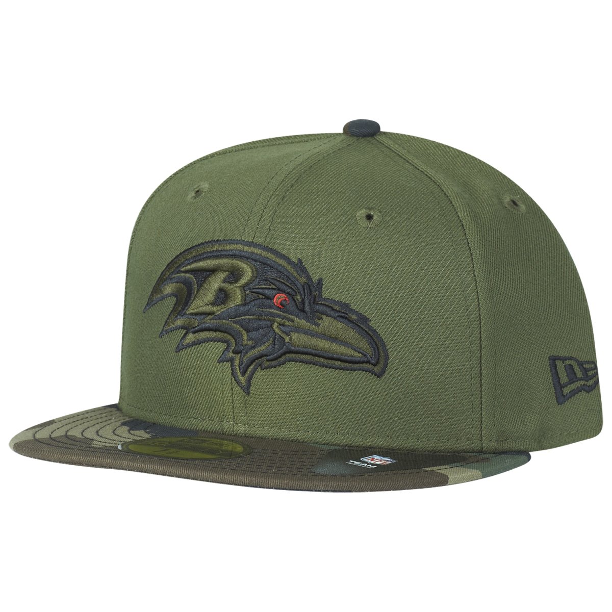 Baltimore Ravens Sideline Grey 59FIFTY Cap