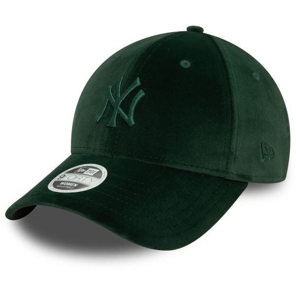 New Era 9Forty Damen Cap VELOURS New York Yankees forest