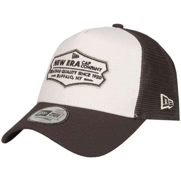 New Era Adjustable A-Frame Trucker Cap - RETRO PATCH