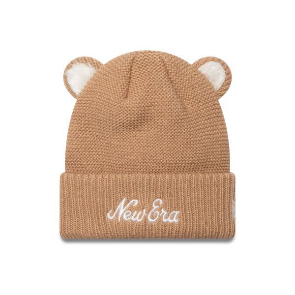 New Era Kinder Beanie Wintermütze - CUTE EARS khaki