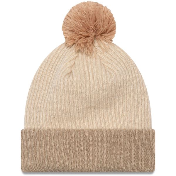 New Era Femme Bonnet d'hiver BOBBLE Beanie beige