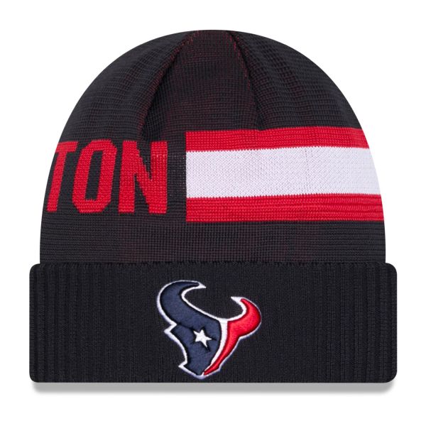 New Era NFL SIDELINE Tech Knit Bonnet - Houston Texans