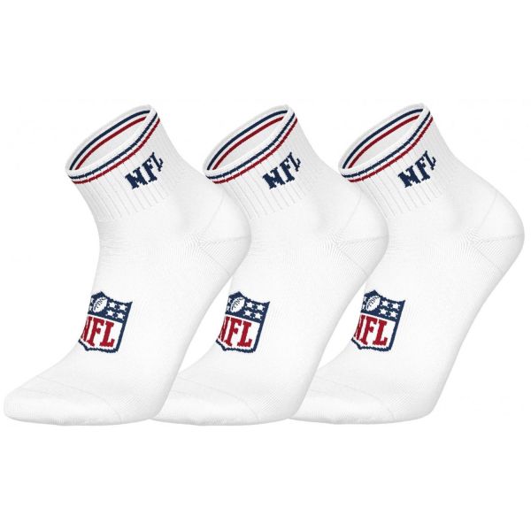 NFL Unisex Quarter Socken - SHIELD LOGO 3er Pack