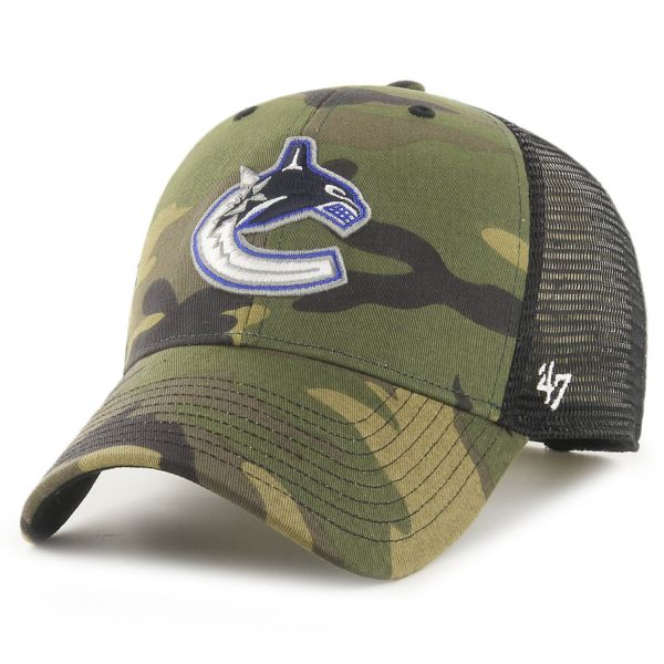 47 Brand Snapback Cap - BRANSON Vancouver Canucks wood camo