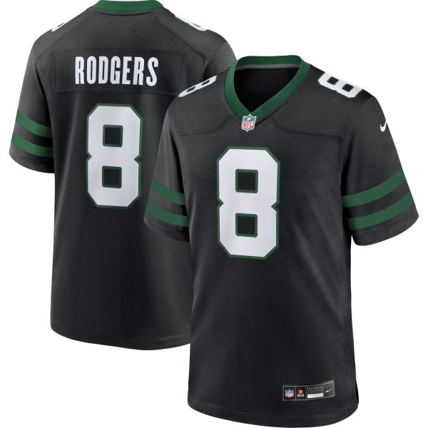 Nike GAME Jersey New York Jets #8 Aaron Rodgers