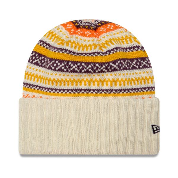 New Era Women's Winter Beanie FAIRISLE creme / multi