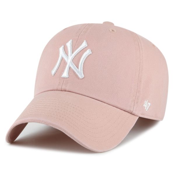 47 Brand Strapback Cap CLEAN UP New York Yankees dusty mauve