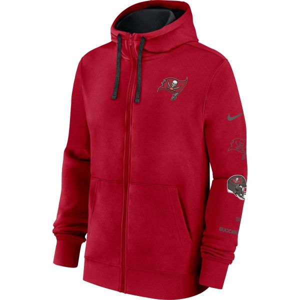 Tampa Bay Buccaneers Nike Club Fleece Full-Zip Hoody