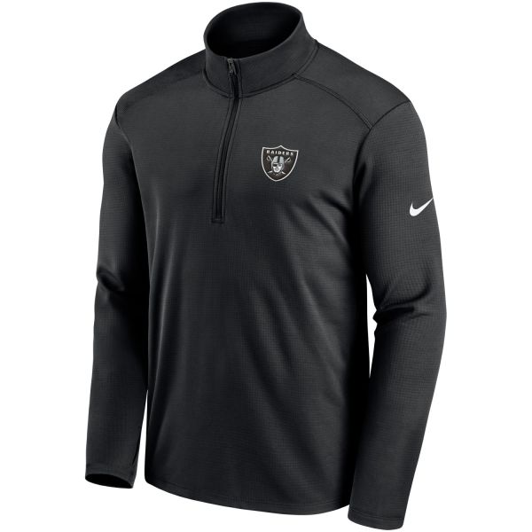 Las Vegas Raiders Nike Pacer Half-Zip Longsleeve