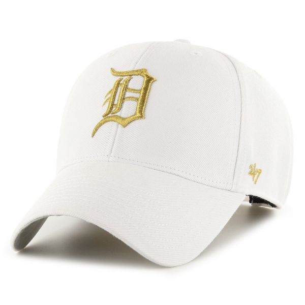 47 Brand Snapback Cap - MLB Metallic Detroit Tigers white