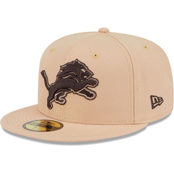 New Era 59Fifty Fitted Cap - CANDIED Detroit Lions camel