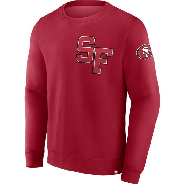 San Francisco 49ers Varsity Letter NFL Fleece Pollover