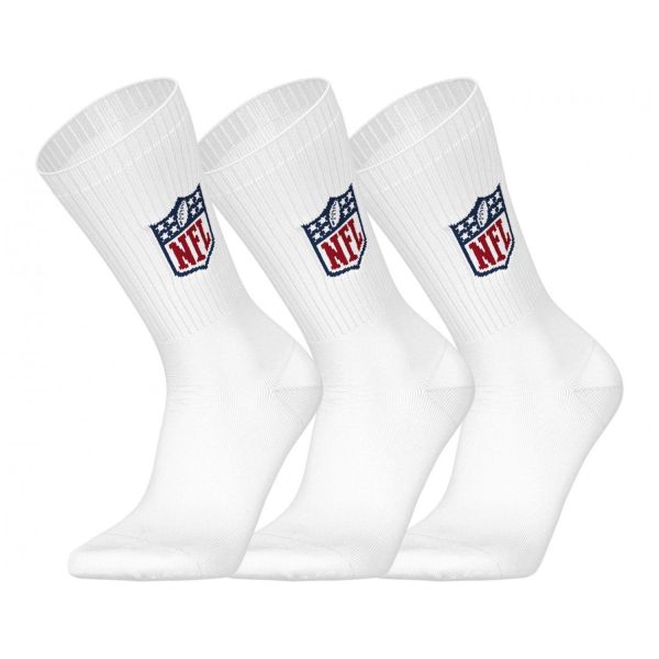 NFL Unisex Crew Socks - SHIELD LOGO 3-pack