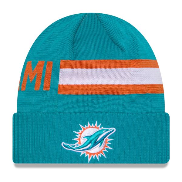 New Era NFL SIDELINE Tech Knit Mütze - Miami Dolphins