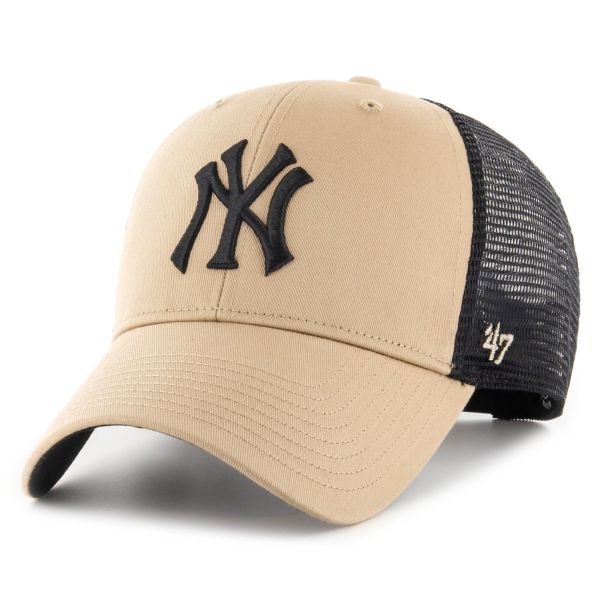 47 Brand Trucker Cap - BRANSON New York Yankees khaki beige