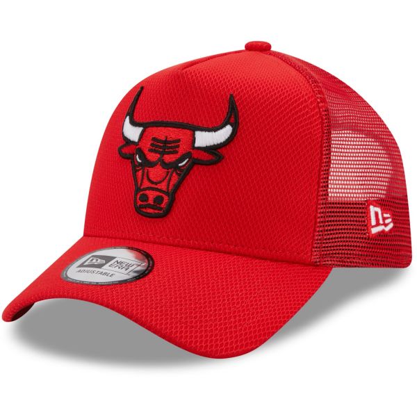 New Era Adjustable Trucker Cap - DIAMOND Chicago Bulls rouge