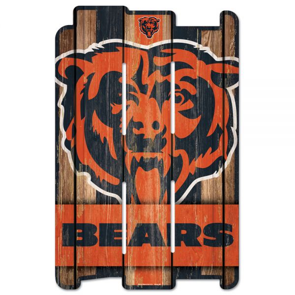 Wincraft PLANK Plaque de bois - NFL Chicago Bears