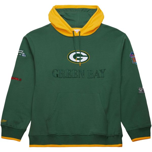 Mitchell & Ness Fleece Hoody - ORIGINS Green Bay Packers