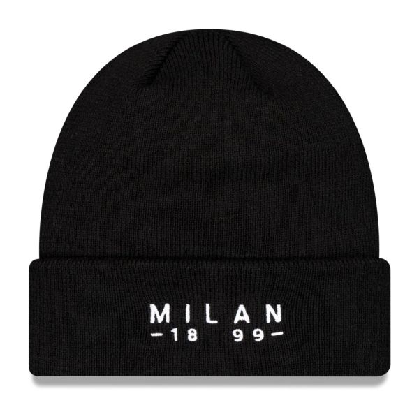 New Era Wintermütze Cuff Beanie - AC MAILAND schwarz