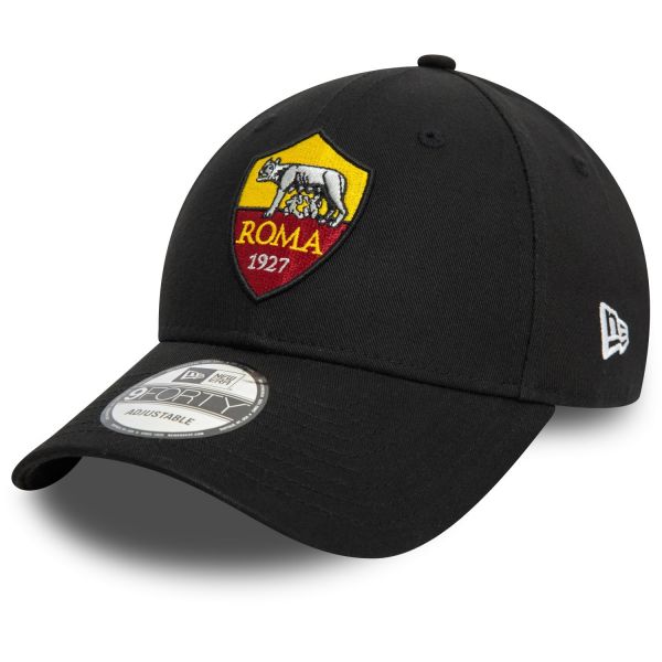 New Era 9Forty Strapback Cap - AS Roma schwarz