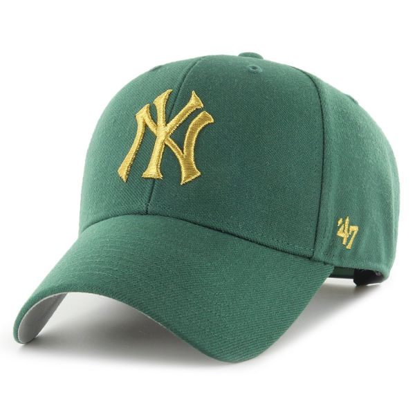 47 Brand Snapback Cap - MLB Metallic New York Yankees grün