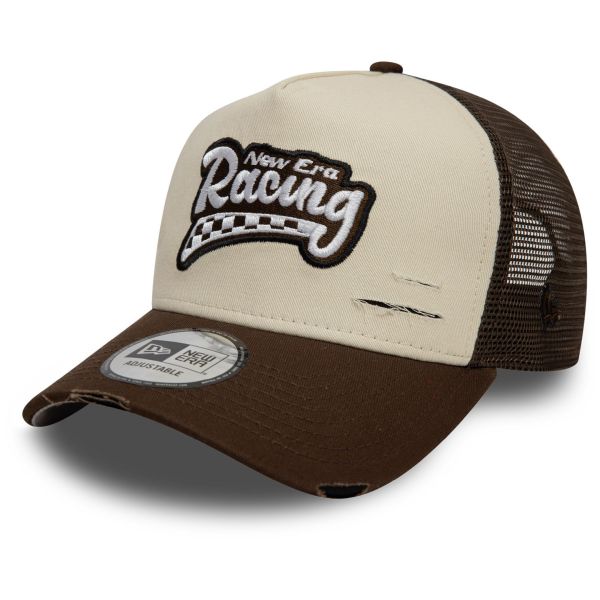 New Era Mesh Trucker Cap - MOTORSPORT Racing beige