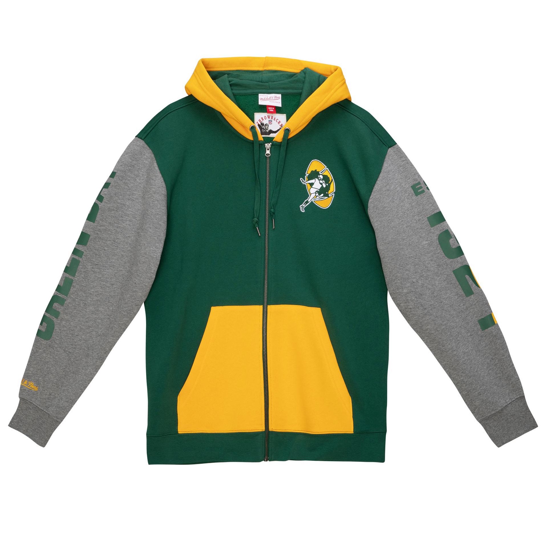 Mitchell & Ness City Collection Fleece Hoody Green Bay Packers