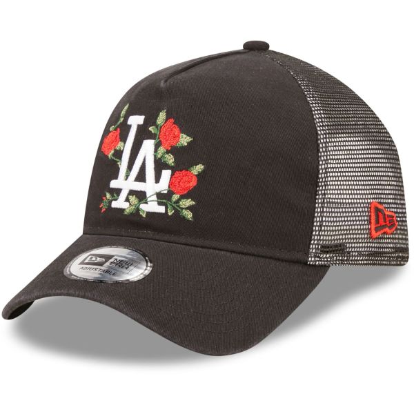 New Era Adjustable Trucker Cap - FLOWER Los Angeles Dodgers